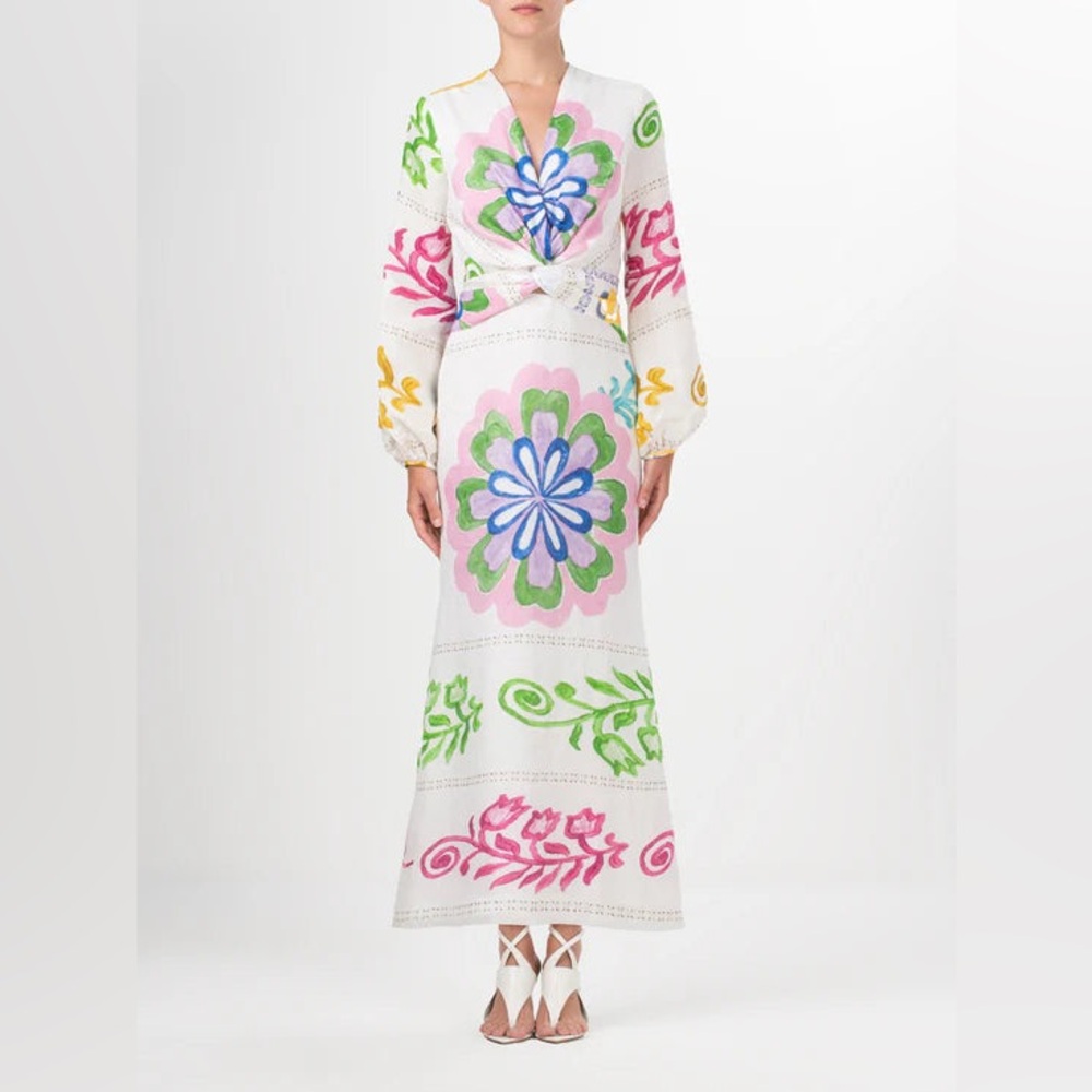 Silvia Tcherassi Battia Dress Multicolor Floral Print